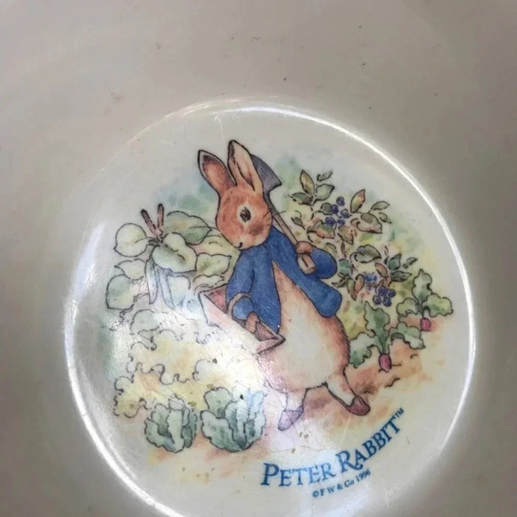 Eden Peter Rabbit Melamine Dish Set Cup Bowl 1996 - Picture 11 of 12